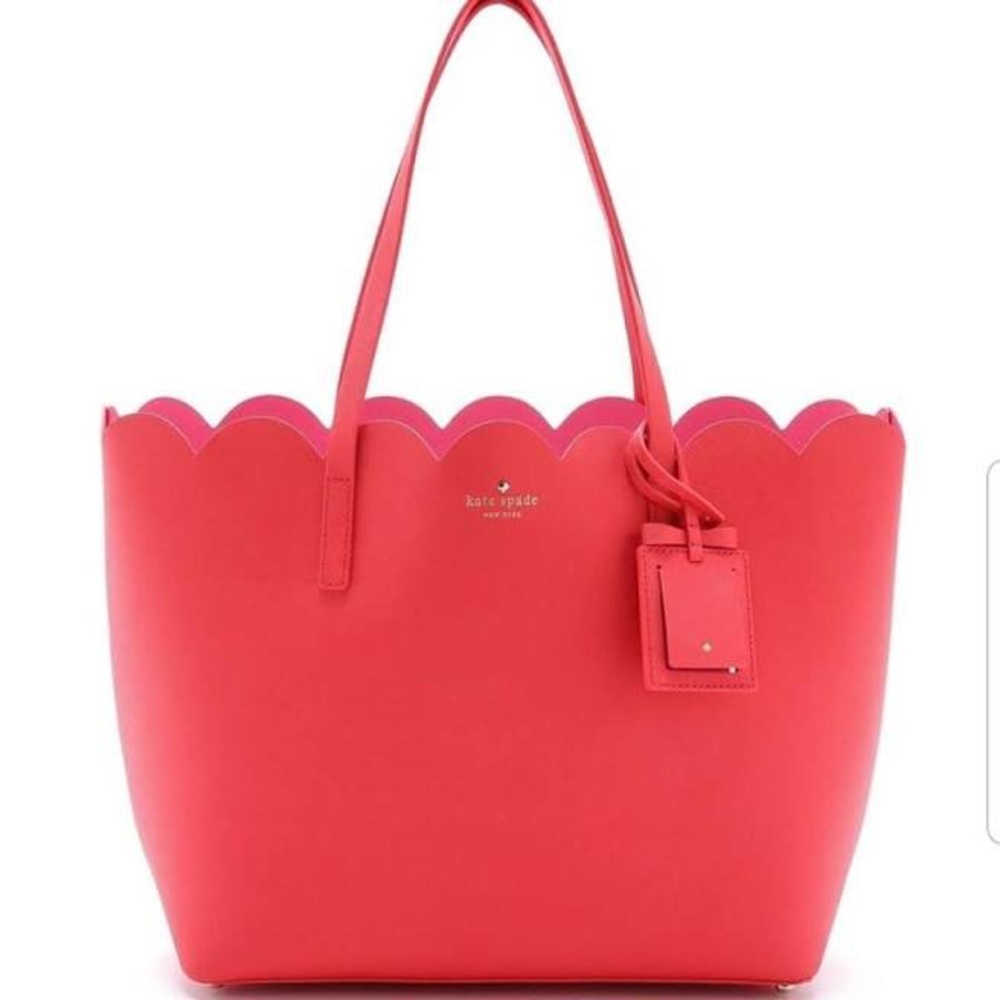 Coral Kate Spade Tote Bag